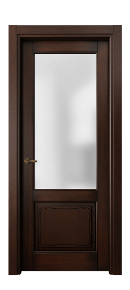 Межкомнатная дверь Toscana Elegante 6322 Бук тёмный с патиной Сатинированное стекло. Цена 635230 #CURRENCY# | Volhovec