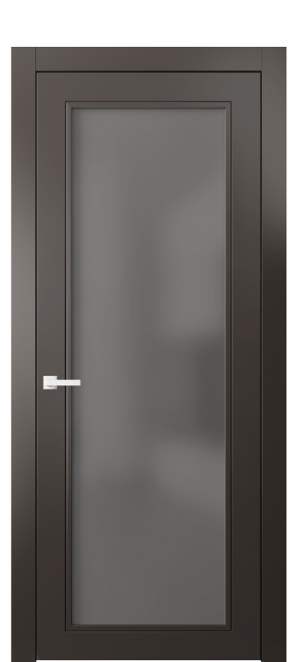 Дверь межкомнатная Neo Classic 8000 Матовый антрацит Сатинированное серое стекло, триплекс Гладкий компланарный наличник МАН Цена 393860 ₸ Наличники уже входят в базовый комплект. Фабрика дверей Волховец 8 (800) 551 43 19 Межкомнатная дверь Neo Classic 8000 Матовый антрацит Сатинированное серое стекло, триплекс Цена 393860 ₸ | Volhovec