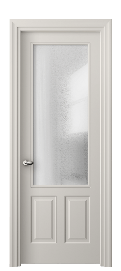 Дверь межкомнатная Esse 8522 Матовый облачно-серый Фактурное стекло "Лёд", триплекс, 8 мм Фигурный универсальный наличник МОС Цена 449900 ₸ Наличники уже входят в базовый комплект. Фабрика дверей Волховец 8 (800) 551 43 19 Межкомнатная дверь Esse 8522 Матовый облачно-серый Фактурное стекло "Лёд", триплекс, 8 мм Цена 449900 ₸ | Volhovec