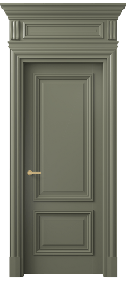 Дверь межкомнатная Антик 7303 Матовый оливковый тёмный КЭП + Объёмный фриз + Карниз МОТ Цена 1240664 ₸ Наличники уже входят в базовый комплект. Фабрика дверей Волховец 8 (800) 551 43 19 Межкомнатная дверь Антик 7303 Матовый оливковый тёмный Цена 1240664 ₸ | Volhovec