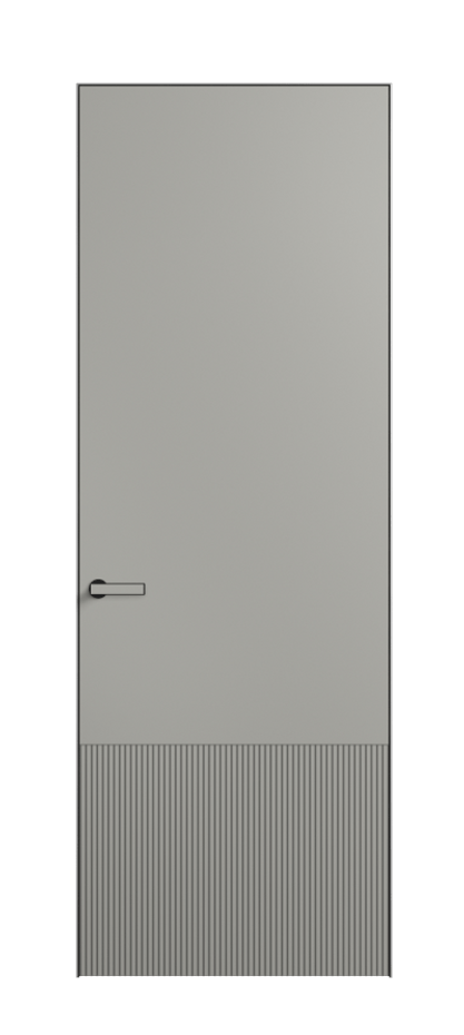 Дверь межкомнатная Velvet АКП 8202 Матовый нейтральный серый. Скрытый короб Черный Цена 332900 . Фабрика дверей Волховец 8 (800) 551 43 19 Межкомнатная дверь Velvet АКП 8202 Матовый нейтральный серый. Цена 332900 | Volhovec