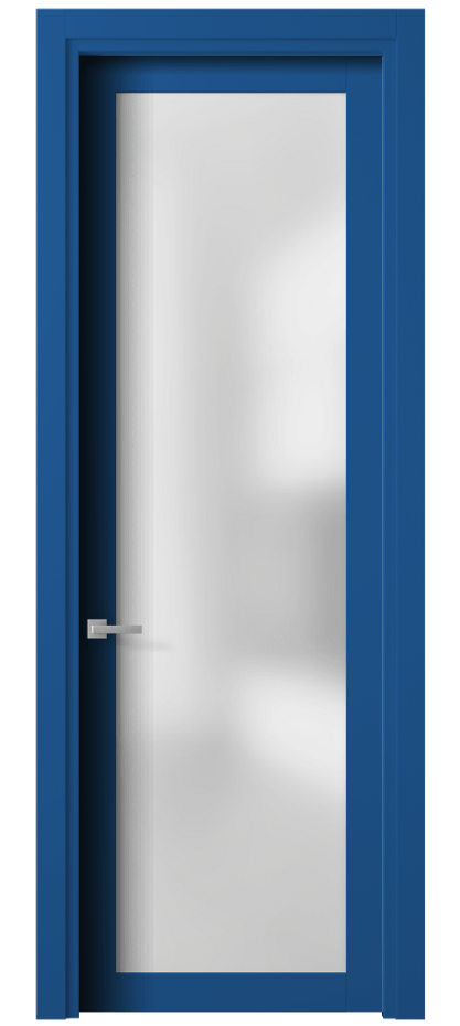 Межкомнатная дверь Planum 2102 Матовый белоснежный Сатинированное стекло Цена 308300 ₸ | Volhovec