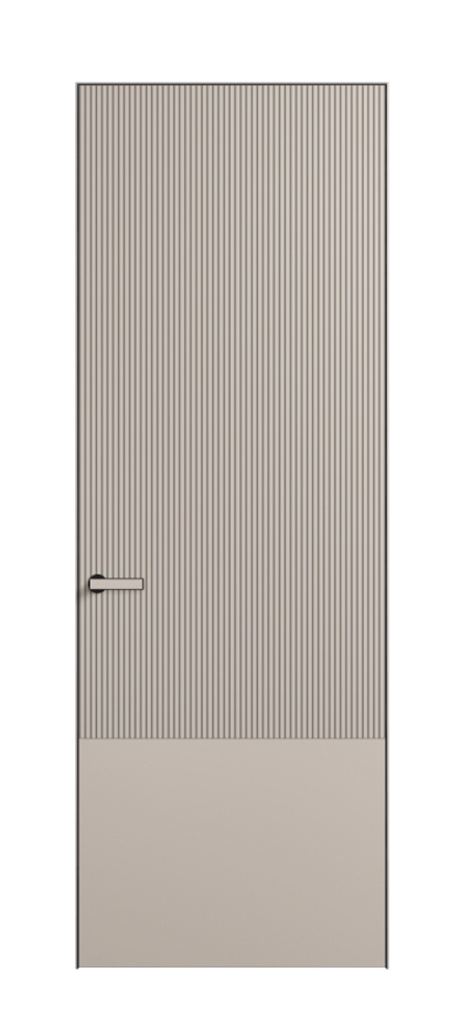 Дверь межкомнатная Velvet 8203 Матовый светло-бежевый. Скрытый короб Черный Цена 381800 . Фабрика дверей Волховец 8 (800) 551 43 19 Межкомнатная дверь Velvet 8203 Матовый светло-бежевый. Цена 381800 | Volhovec