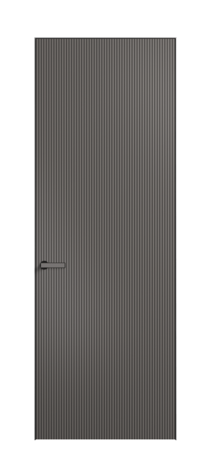 Дверь межкомнатная Velvet 8201 Матовый классический серый. Скрытый короб Черный Цена 381800 . Фабрика дверей Волховец 8 (800) 551 43 19 Межкомнатная дверь Velvet 8201 Матовый классический серый. Цена 381800 | Volhovec