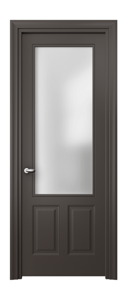 Дверь межкомнатная Эссе 8522 Матовый антрацит Сатинированное стекло Фигурный универсальный наличник МАН Цена 431670 ₸ Наличники уже входят в базовый комплект. Фабрика дверей Волховец 8 (800) 551 43 19 Межкомнатная дверь Эссе 8522 Матовый антрацит Сатинированное стекло Цена 431670 ₸ | Volhovec