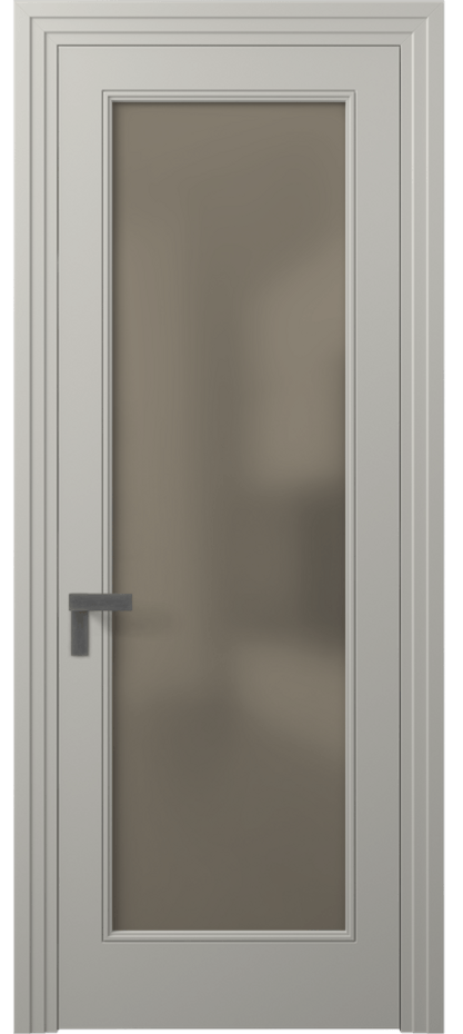 Дверь межкомнатная Рокка 8300 Матовый тёплый серый Сатинированное бронзовое стекло, триплекс Каскадный компланарный наличник МТСР Цена 517285 ₸ Наличники уже входят в базовый комплект. Фабрика дверей Волховец 8 (800) 551 43 19 Межкомнатная дверь Рокка 8300 Матовый тёплый серый Сатинированное бронзовое стекло, триплекс Цена 517285 ₸ | Volhovec