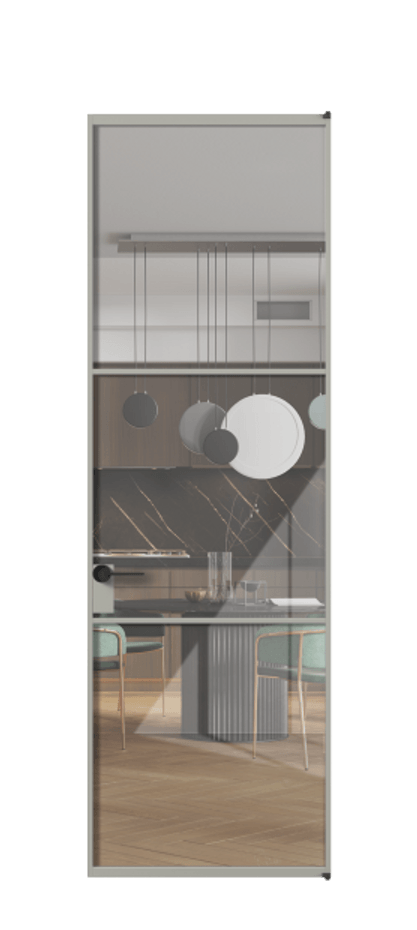 Алюминиевая дверь АЛПЛ040.03 Алюминий нейтральный серый Рефлективное прозрачное стекло "Stopsol", калёное, 6мм. Без короба АНСР Цена 894750 Стоимость комплекта двери включает:
1. Полотно (600/650/700/750/800/850/900/950*2000-2400 мм).
2. Короб
3. Комплект фурнитуры (2 торцевые петли и магнитный замок с ответной планкой). Фабрика дверей Волховец 8 (800) 551 43 19 Алюминиевая дверь АЛПЛ040.03 Алюминий нейтральный серый Рефлективное прозрачное стекло "Stopsol", калёное, 6мм Цена 894750 | Volhovec