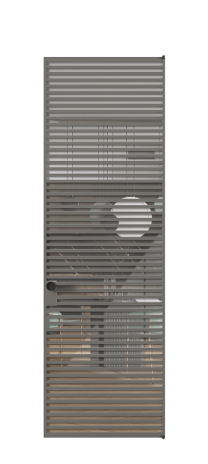 Алюминиевая дверь АЛПЛ040.07 Алюминий классический серый Рефлективное прозрачное стекло "Stopsol", калёное. Без короба АКЛС Цена 1453230 Стоимость комплекта двери включает:
1. Полотно (600/650/700/750/800/850/900/950*2000-2400 мм).
2. Короб
3. Комплект фурнитуры (2 торцевые петли и магнитный замок с ответной планкой). Фабрика дверей Волховец 8 (800) 551 43 19 Алюминиевая дверь АЛПЛ040.07 Алюминий классический серый Рефлективное прозрачное стекло "Stopsol", калёное Цена 1453230 | Volhovec