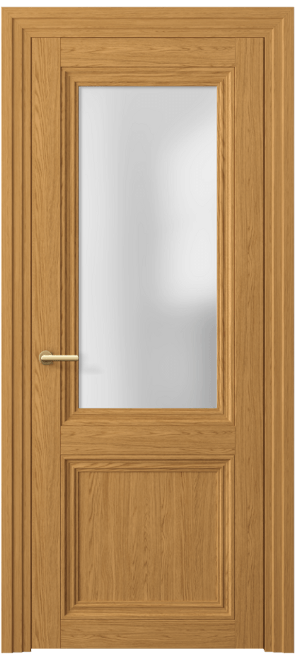 Межкомнатная дверь Центро 2524 Ванильный дуб Сатинированное стекло Цена 325261 ₸ | Volhovec