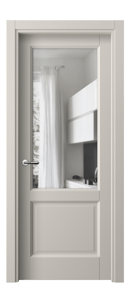 Дверь межкомнатная Galant 1422 ПЭТ светло-серый Прозрачное стекло, 4 мм Гладкий наличник ПЭСС Цена 157741 ₸ Наличники уже входят в базовый комплект. Фабрика дверей Волховец 8 (800) 551 43 19 Межкомнатная дверь Galant 1422 ПЭТ светло-серый Прозрачное стекло, 4 мм Цена 157741 ₸ | Volhovec