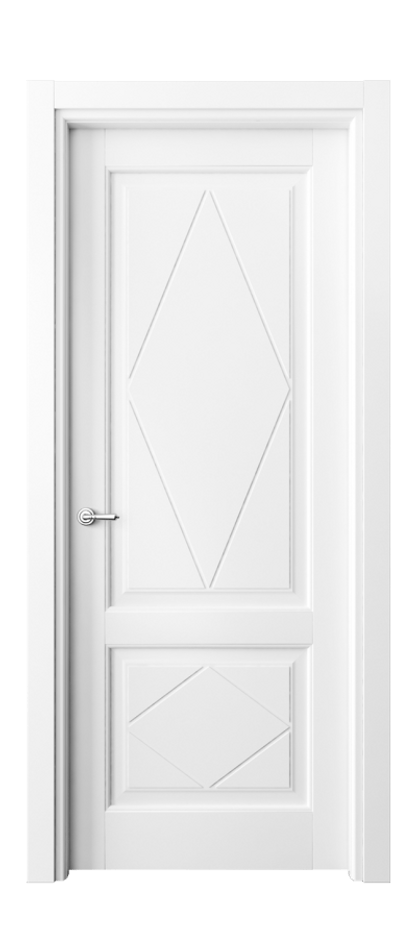 Дверь межкомнатная Тоскана Ромбо 6343 Матовый белоснежный Гладкий наличник МБЛ Цена 759016 ₸ Наличники уже входят в базовый комплект. Фабрика дверей Волховец 8 (800) 551 43 19 Межкомнатная дверь Тоскана Ромбо 6343 Матовый белоснежный Цена 759016 ₸ | Volhovec