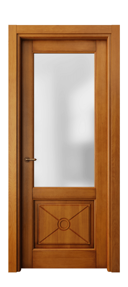 Межкомнатная дверь Toscana Litera 6362 Бук светлый с патиной Сатинированное стекло Цена 773750 ₸ | Volhovec