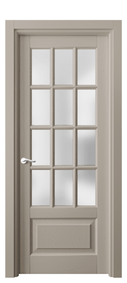 Межкомнатная дверь Лигнум 0728 Дуб бисквитный Сатинированное стекло Цена 1180864 ₸ | Volhovec
