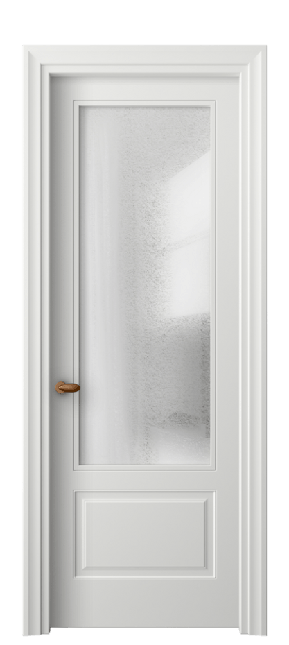 Межкомнатная дверь Esse 8542 Матовый светло-серый Фактурное стекло "Лёд", триплекс, 8 мм Цена 449900 ₸ | Volhovec