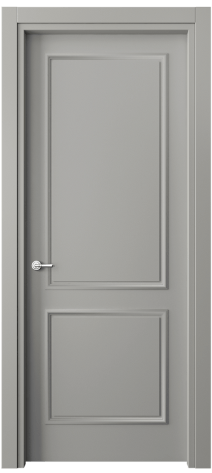 Дверь межкомнатная Paris 8121 Матовый нейтральный серый Гладкий наличник МНСР Цена 303010 ₸ Наличники уже входят в базовый комплект. Фабрика дверей Волховец 8 (800) 551 43 19 Межкомнатная дверь Paris 8121 Матовый нейтральный серый Цена 303010 ₸| Volhovec