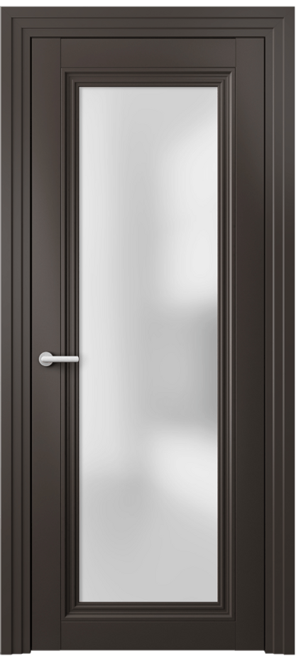 Дверь межкомнатная Центро 2502 Матовый антрацит Сатинированное стекло Каскадный наличник МАН Цена 470224 ₸ Наличники уже входят в базовый комплект. Фабрика дверей Волховец 8 (800) 551 43 19 Межкомнатная дверь Центро 2502 Матовый антрацит Сатинированное стекло Цена 470224 ₸ | Volhovec