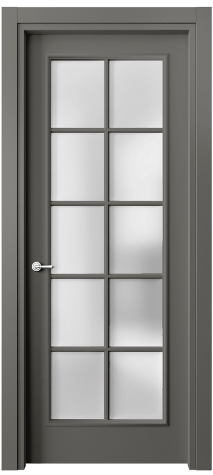 Дверь межкомнатная Paris 8102 Матовый классический серый Сатинированное стекло Гладкий наличник МКЛС Цена 361410 ₸ Наличники уже входят в базовый комплект. Фабрика дверей Волховец 8 (800) 551 43 19 Межкомнатная дверь Paris 8102 Матовый классический серый Сатинированное стекло Цена 361410 ₸| Volhovec