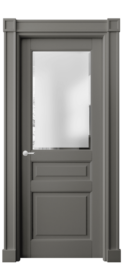 Дверь межкомнатная Toscana Plano 6304 Бук классический серый Сатинированное стекло с фацетом, 6 мм Гладкие пилястры с квадратными розетками БКЛС Цена 801710 ₸ Наличники уже входят в базовый комплект. Фабрика дверей Волховец 8 (800) 551 43 19 Межкомнатная дверь Toscana Plano 6304 Бук классический серый Сатинированное стекло с фацетом, 6 мм Цена 801710 ₸ | Volhovec