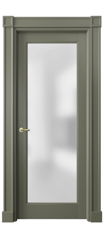 Межкомнатная дверь Toscana Plano 6300 Бук оливковый тёмный Сатинированное стекло Цена 611410 ₸ | Volhovec