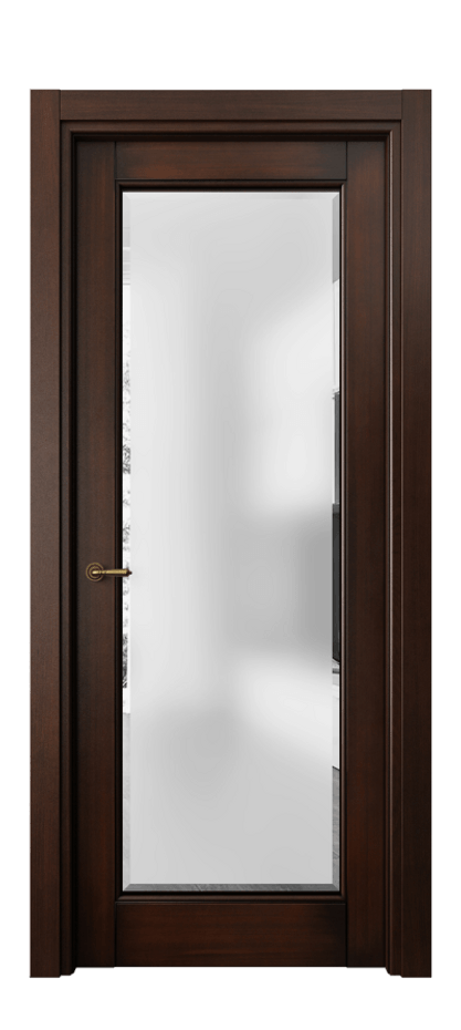 Дверь межкомнатная Toscana Rombo 6300 Бук тёмный с патиной Сатинированное стекло с фацетом, 6 мм Гладкий наличник БТП Цена 528650 ₸ Наличники уже входят в базовый комплект. Фабрика дверей Волховец 8 (800) 551 43 19 Межкомнатная дверь Toscana Rombo 6300 Бук тёмный с патиной Сатинированное стекло с фацетом, 6 мм Цена 528650 ₸ | Volhovec