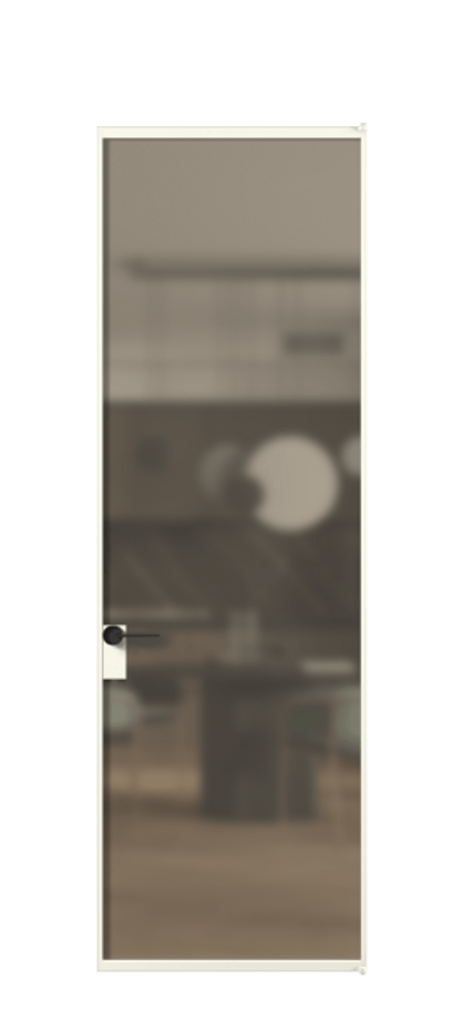 Алюминиевая дверь АЛПЛ040.01 Алюминий жемчужный Сатинированное бронзовое стекло, триплекс. Без короба АЖМ Цена 865771 Стоимость комплекта двери включает: 1. Полотно (600/650/700/750/800/850/900/950*2000-2400 мм).
2. Короб
3. Комплект фурнитуры (2 торцевые петли и магнитный замок с ответной планкой). Фабрика дверей Волховец 8 (800) 551 43 19 Алюминиевая дверь АЛПЛ040.01 Алюминий жемчужный Сатинированное бронзовое стекло, триплекс Цена 865771 | Volhovec