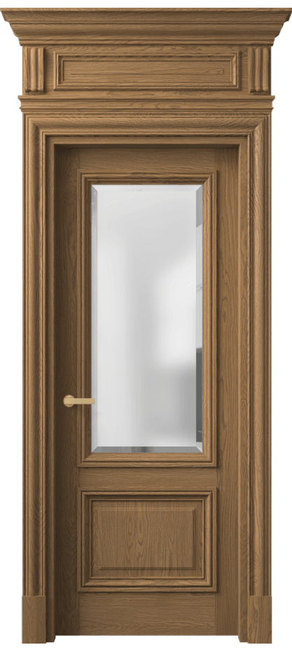 Дверь межкомнатная Antique 7302 Дуб мускатный матовый Сатинированное стекло с фацетом, 6 мм КЭП + Объёмный фриз + Карниз ДМС.М Цена 1253340 ₸ Наличники уже входят в базовый комплект. Фабрика дверей Волховец 8 (800) 551 43 19 Межкомнатная дверь Antique 7302 Дуб мускатный матовый Сатинированное стекло с фацетом, 6 мм Цена 1253340 ₸ | Volhovec