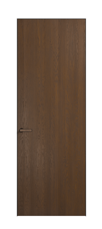 Дверь межкомнатная Velvet 8201 Дуб каштановый матовый. Скрытый короб Черный Цена 807400 . Фабрика дверей Волховец 8 (800) 551 43 19 Межкомнатная дверь Velvet 8201 Дуб каштановый матовый. Цена 807400 | Volhovec