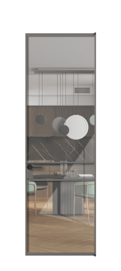 Алюминиевая дверь АЛПЛ040.02 Алюминий классический серый Рефлективное прозрачное стекло "Stopsol", калёное, 6мм. Без короба АКЛС Цена 894750 Стоимость комплекта двери включает:
1. Полотно (600/650/700/750/800/850/900/950*2000-2400 мм).
2. Короб
3. Комплект фурнитуры (2 торцевые петли и магнитный замок с ответной планкой). Фабрика дверей Волховец 8 (800) 551 43 19 Алюминиевая дверь АЛПЛ040.02 Алюминий классический серый Рефлективное прозрачное стекло "Stopsol", калёное, 6мм Цена 894750 | Volhovec