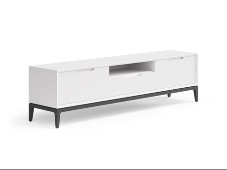 Мебель ТВ тумба Velvet. Цвет Матовый пудровый белый. Материал Гладкая эмаль. Коллекция ТВ тумба Velvet. Фото. Мебель ТВ тумба Velvet. Цвет Матовый пудровый белый. Материал Гладкая эмаль. Коллекция ТВ тумба Velvet. Картинка.