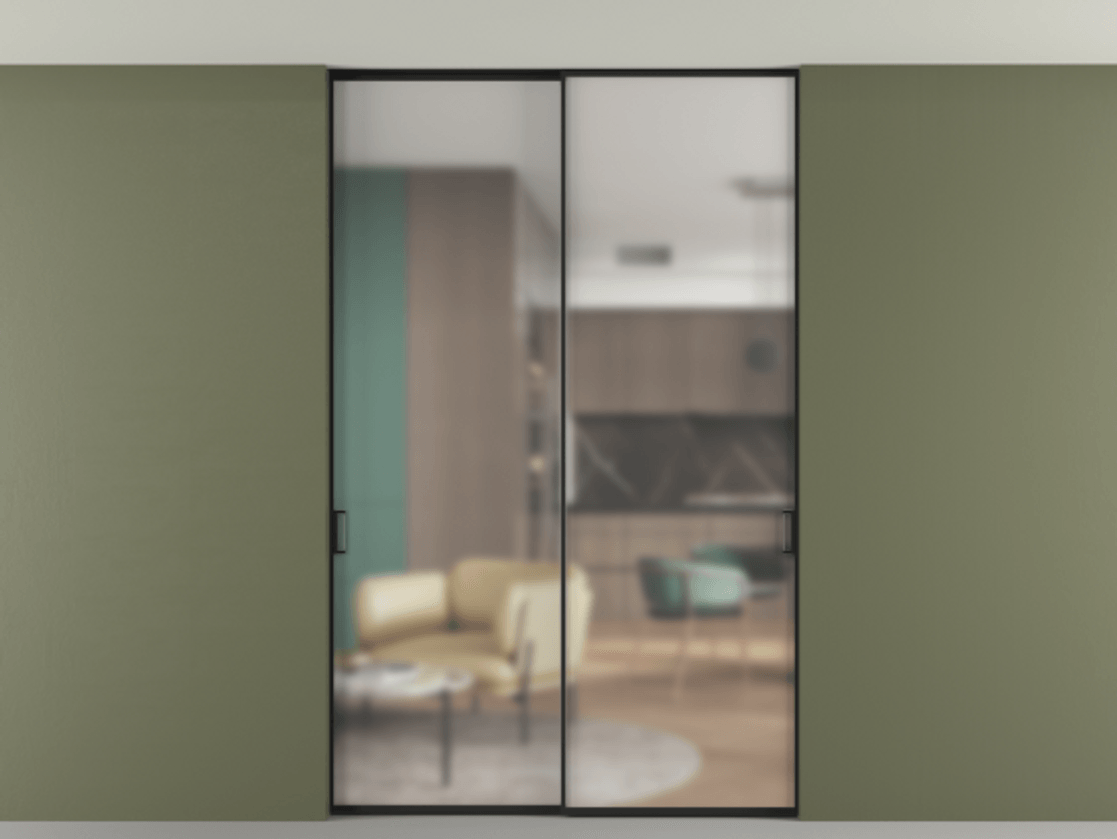 Перегородка Formato внутри проёма двустворчатая со скрытым креплением в потолок АЛПР 040.01 Алюминий Черный Сатинированное стекло "Matelux Crystal Vision", калёное, 6 мм, матовое, каленое 6 мм. Скрытый короб ЧЕР Цена 1688540 ₸ 1. Полотно 2 шт. (800/2100 мм)
2. Комплект установки раздвижной системы
3. Базовый комплект фурнитуры
4. Ручка RONDO. Фабрика дверей Волховец 8 (800) 551 43 19 Перегородка Formato внутри проёма двустворчатая со скрытым креплением в потолок АЛПР 040.01 Алюминий Черный Сатинированное стекло "Matelux Crystal Vision", калёное, 6 мм, матовое, каленое 6 мм Цена 1688540 ₸ | Volhovec