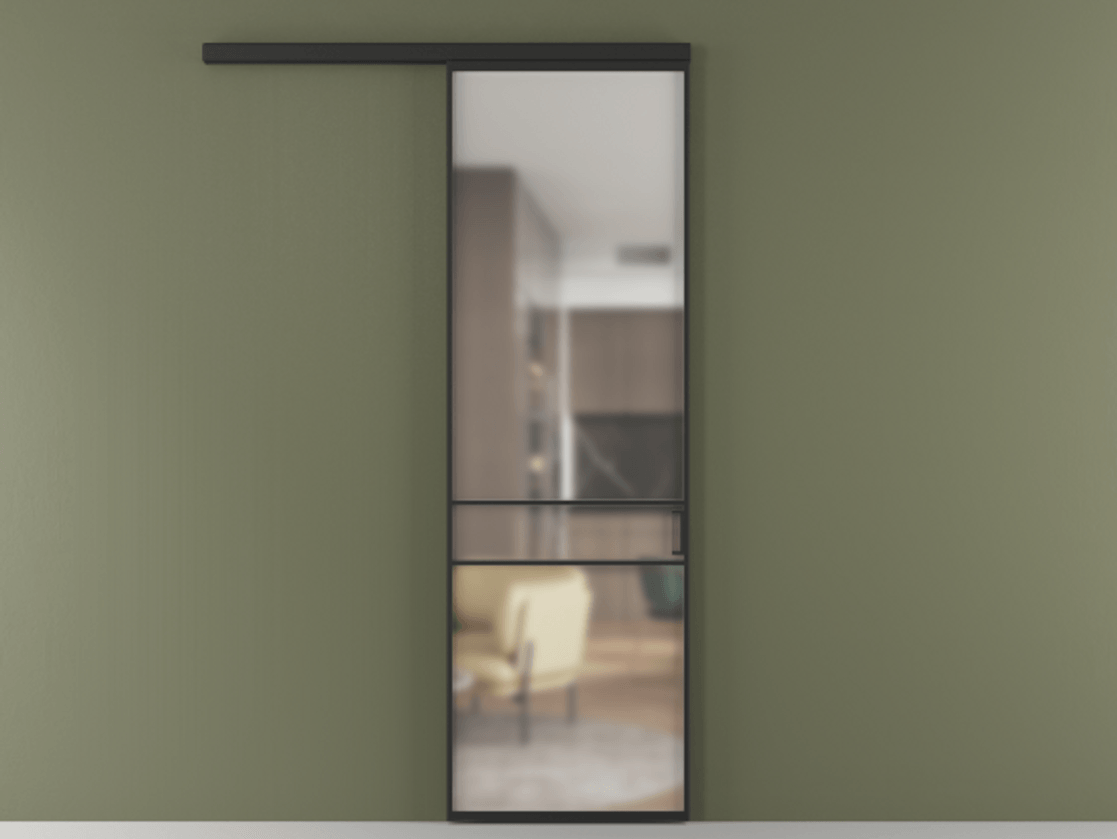 Перегородка Formato вдоль стены одностворчатая АЛПР 040.02 Алюминий Черный Сатинированное стекло "Matelux Crystal Vision", калёное, 6 мм, матовое, каленое 6 мм. Скрытый короб ЧЕР Цена 733200 ₸ 1. Полотно (800/2100 мм)
2. Комплект установки раздвижной системы
3. Базовый комплект фурнитуры
4.Ручка RONDO
. Фабрика дверей Волховец 8 (800) 551 43 19 Перегородка Formato вдоль стены одностворчатая АЛПР 040.02 Алюминий Черный Сатинированное стекло "Matelux Crystal Vision", калёное, 6 мм, матовое, каленое 6 мм Цена 733200 ₸ | Volhovec