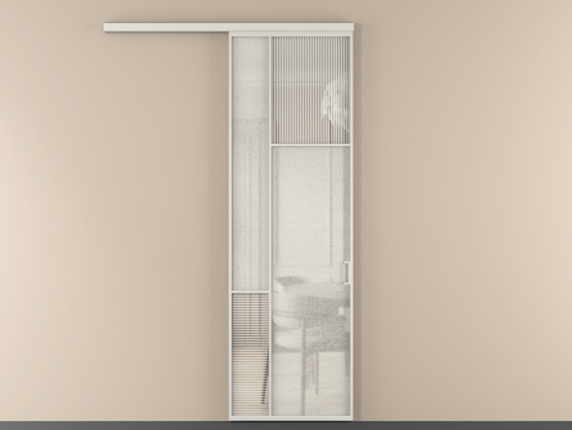 Перегородка Mosaic вдоль стены одностворчатая #VENDORCODE# #FURNISH# #GLASS# Цена #PRICE# #CURRENCY# | Volhovec