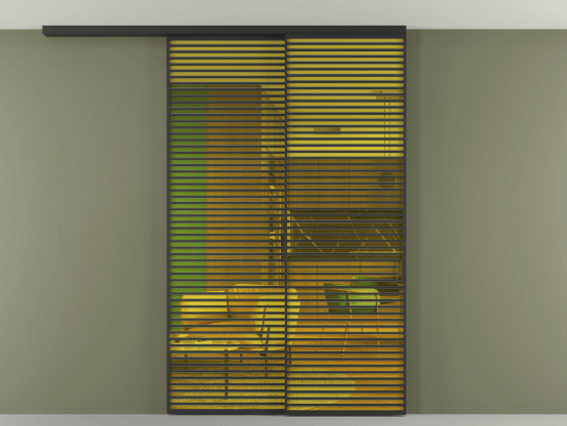 Перегородка Формато вдоль стены на потолок 2 створки с синхронным механизмом АЛПР 040.07 Алюминий Черный Прозрачное жёлтое стекло, триплекс. Скрытый короб ЧЕР Цена 3105043 ₸ 1. Полотно 2 шт. (800/2100 мм)
2. Комплект установки раздвижной системы
3. Базовый комплект фурнитуры
4.Ручка Рондо. Фабрика дверей Волховец 8 (800) 551 43 19 Перегородка Формато вдоль стены на потолок 2 створки с синхронным механизмом АЛПР 040.07 Алюминий Черный Прозрачное жёлтое стекло, триплекс Цена 3105043 ₸ | Volhovec