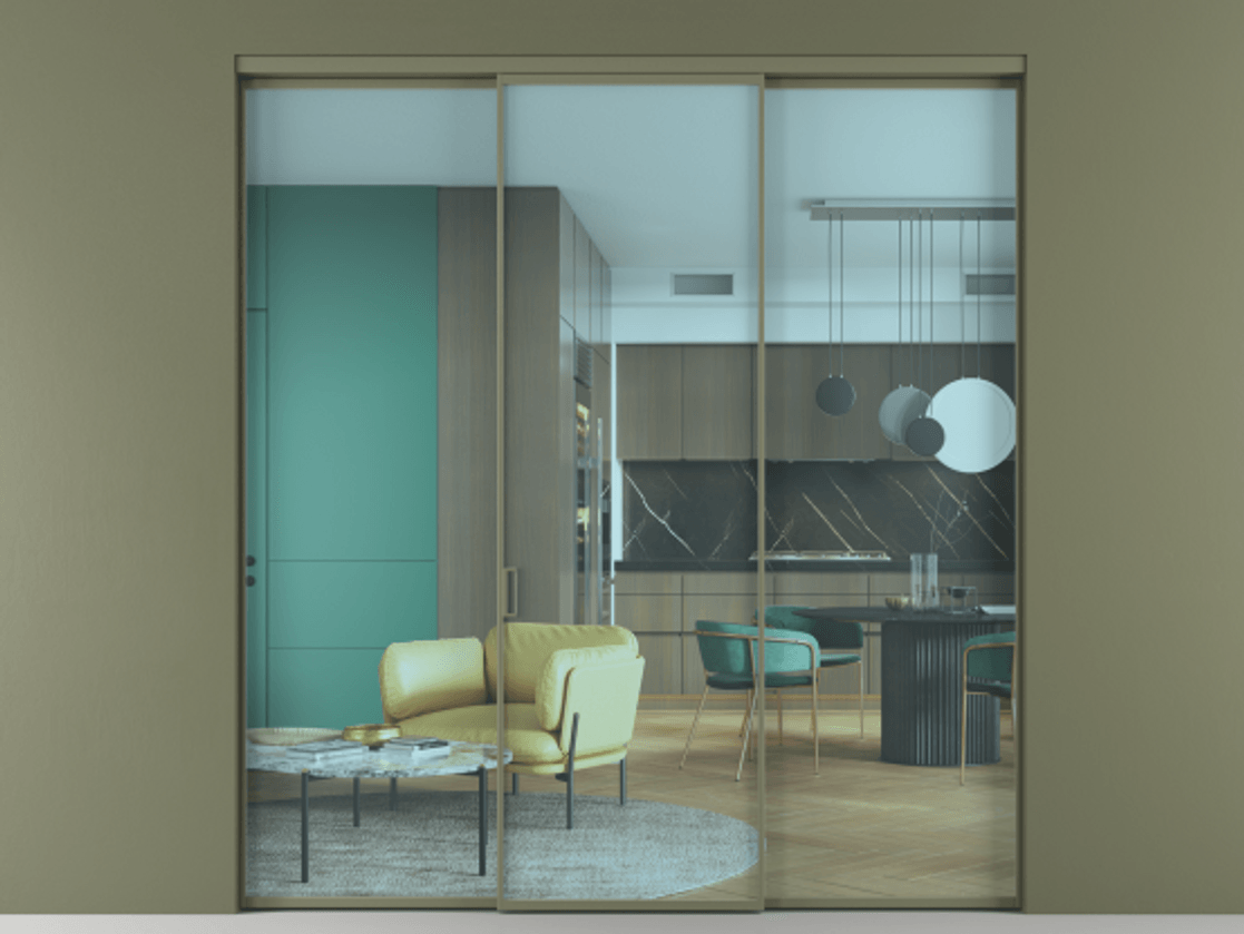 Перегородка Формато внутри проёма 3 створки АЛПР 040.01 Алюминий оливковый тёмный Прозрачное голубое стекло, триплекс. Цена 1701945 ₸ 1. Полотно 3 шт. (800/2100 мм)
2. Комплект установки раздвижной системы
3. Базовый комплект фурнитуры
4.Ручка Рондо. Фабрика дверей Волховец 8 (800) 551 43 19 Перегородка Формато внутри проёма 3 створки АЛПР 040.01 Алюминий оливковый тёмный Прозрачное голубое стекло, триплекс Цена 1701945 ₸ | Volhovec