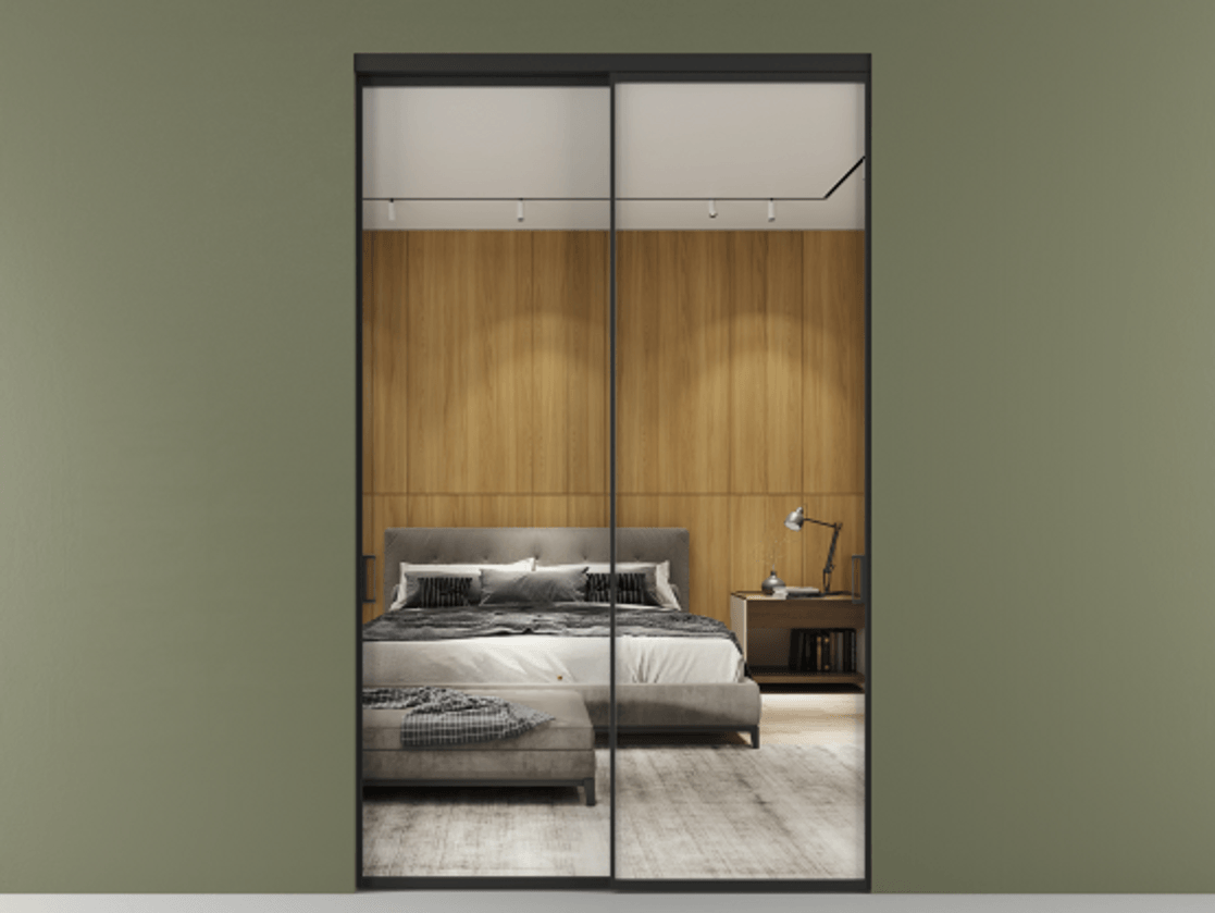 Перегородка Formato внутри проёма двустворчатая АЛПР 040.01 Алюминий Черный Двустороннее зеркало, триплекс 6 мм, триплекс 6 мм. Скрытый короб ЧЕР Цена 1120700 ₸ 1. Полотно 2 шт. (800/2100 мм)
2. Комплект установки раздвижной системы
3. Базовый комплект фурнитуры
4.Ручка RONDO. Фабрика дверей Волховец 8 (800) 551 43 19 Перегородка Formato внутри проёма двустворчатая АЛПР 040.01 Алюминий Черный Двустороннее зеркало, триплекс 6 мм, триплекс 6 мм Цена 1120700 ₸ | Volhovec