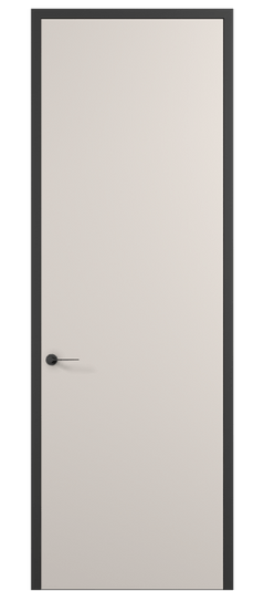 Дверь межкомнатная 0010 АКП ПЭТБ. Цвет ПЭТ тёплый-белый. Материал ПЭТ. Коллекция Planum Pro. Картинка.