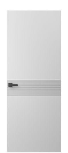 Дверь межкомнатная АКП 8041 ГРН. Цвет Грунт под покраску. Материал Грунт под покраску. Коллекция Linea. Картинка.