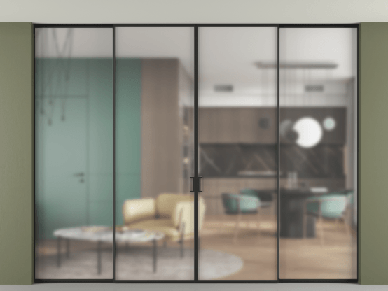 Алюминевая перегородка p2+2_01 Matelux Crystalvision ЧЕР. Цвет Алюминий Черный. Материал Алюминий. Коллекция Перегородка Формато внутри проёма скрытое крепление в потолок 4 створки. Фото. Алюминевая перегородка p2+2_01 Matelux Crystalvision ЧЕР. Цвет Алюминий Черный. Материал Алюминий. Коллекция Перегородка Формато внутри проёма скрытое крепление в потолок 4 створки. Картинка.