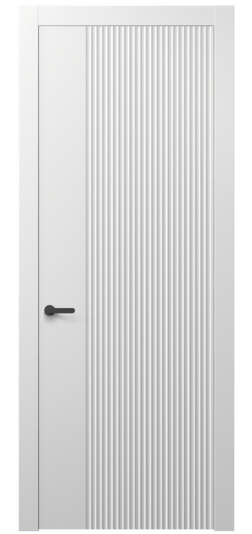 Дверь межкомнатная АКП 8643 МБЛ. Цвет Матовый белоснежный. Материал Гладкая эмаль. Коллекция Alba. Картинка.