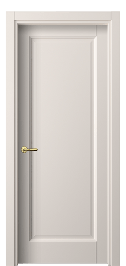 Дверь межкомнатная 1401 ПЭТБ. Цвет ПЭТ тёплый-белый. Материал ПЭТ. Коллекция Galant. Картинка.