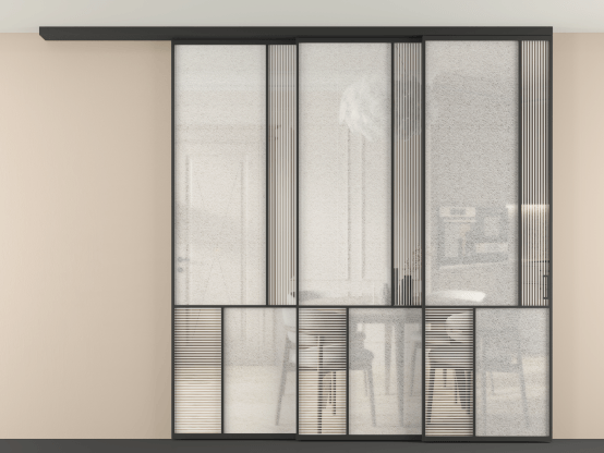 Алюминевая перегородка vdt3_1 ЧЕР. Цвет Алюминий Черный. Материал Алюминий. Коллекция Перегородка Мозаик вдоль стены на потолок 3 створки с синхронным механизмом. Фото. Алюминевая перегородка vdt3_1 ЧЕР. Цвет Алюминий Черный. Материал Алюминий. Коллекция Перегородка Мозаик вдоль стены на потолок 3 створки с синхронным механизмом. Картинка.