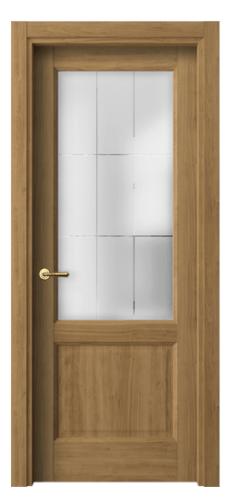 Межкомнатная дверь 1422 ГОР Cатинированное стекло лофт. Цвет Грецкий орех. Материал Ламинатин. Коллекция Galant. Фото. Дверь межкомнатная 1422 ГОР Cатинированное стекло лофт. Цвет Грецкий орех. Материал Ламинатин. Коллекция Galant. Картинка.