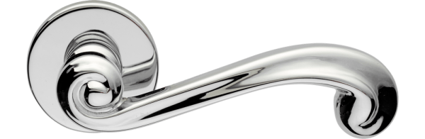 Ручки для дверей Ручка дверная Леди. Цвет Полированный хром. Коллекция Леди. Картинка.