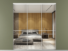 Перегородка Formato внутри проёма трёхстворчатая