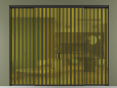 Перегородка Formato внутри проёма 4 створки