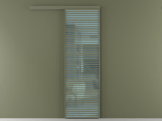 Перегородка Формато вдоль стены 1 створка