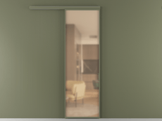 Перегородка Formato вдоль стены 1 створка