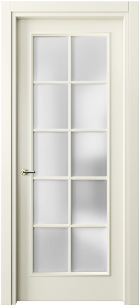 Дверь межкомнатная 8102 ММБ САТ. Цвет Матовый молочно-белый. Материал Гладкая эмаль. Коллекция Paris. Картинка.